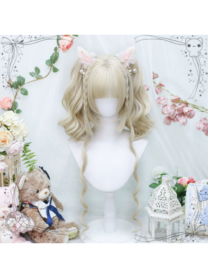 Sweet Lolita Wig Cute Double Ponytail JK Short Hair Wig