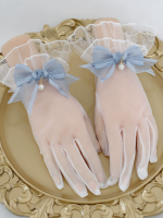 Lolita Lace Bow Retro Elegant Lolita Gloves