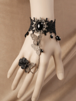 Retro Gothic Palace Style Lolita Lace Bracelet