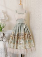 Sweet and Cute Lolita Dress JSK Suspender Skirt