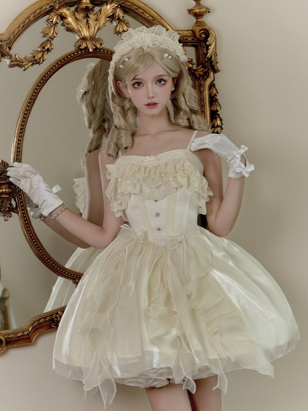 Sweet Ballet Style Princess Dress JSK Lolita Suspender Dress