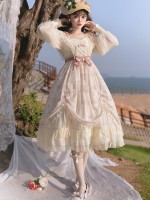 Sweet and Elegant Printed OP Lolita Dress