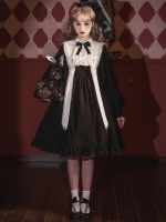 Halloween Gothic Dark Classic Elegant Nun Lolita Dress