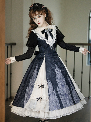 Church Bells Long Sleeve Elegant Lolita Dress