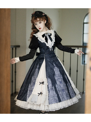 Church Bells Long Sleeve Elegant Lolita Dress