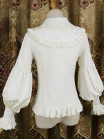 Lolita Long-sleeved Doll Collar Lantern Sleeve Blouse