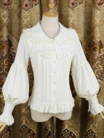 Lolita Long-sleeved Doll Collar Lantern Sleeve Blouse