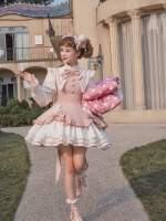 Cute Sweet Magic Girl Long Sleeve Lolita Dress Princess OP Dress