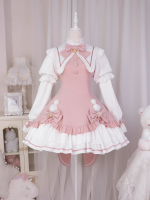 Cute Sweet Magic Girl Long Sleeve Lolita Dress Princess OP Dress