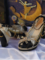 Handmade Dawn Classic Doll Lolita High Heel Tea Party Lolita Shoes