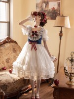 Lolita Snow White Ball Gown Light Short Sleeve Dress