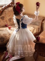 Lolita Snow White Ball Gown Light Short Sleeve Dress