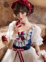 Lolita Snow White Ball Gown Light Short Sleeve Dress