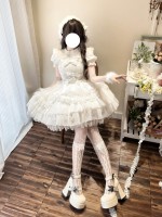 Lolita Light Wedding Dress JSK Suspender Dress