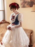 Lolita Snow White Ball Gown Light Short Sleeve Dress