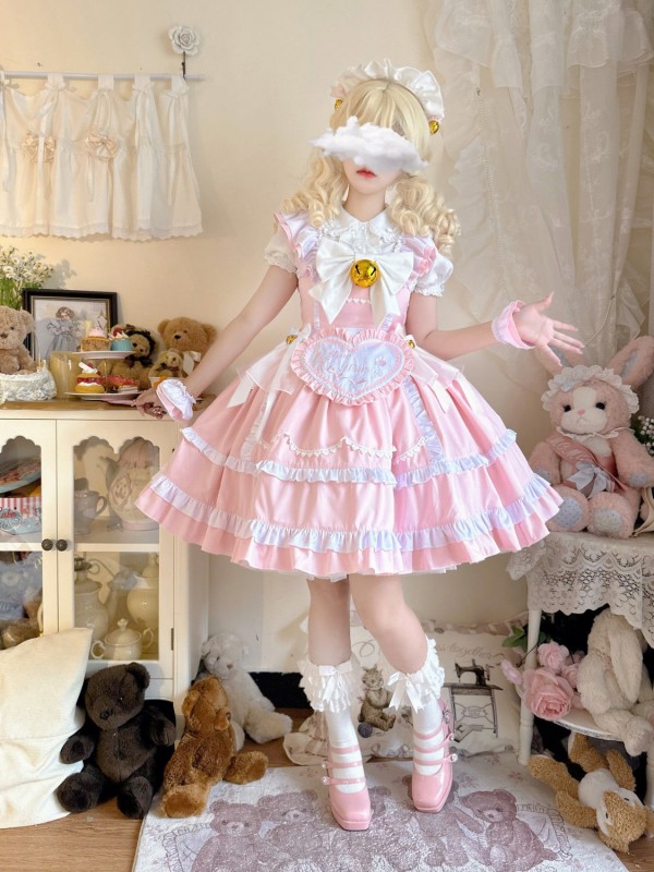 Lolita Dress Sweet Maid JSK Suspender Dress