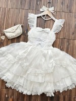 Lolita Light Wedding Dress JSK Suspender Dress