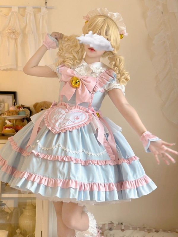 Lolita Dress Sweet Maid JSK Suspender Dress