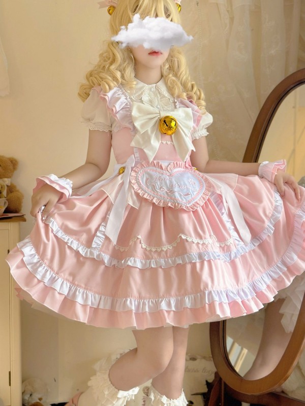 Lolita Dress Sweet Maid JSK Suspender Dress