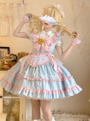 Lolita Dress Sweet Maid JSK Suspender Dress