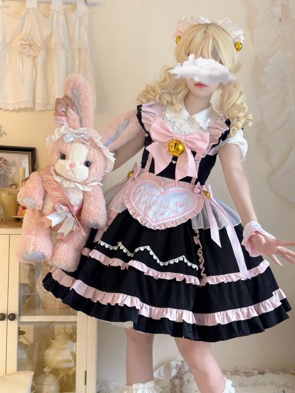 Lolita Dress Sweet Maid JSK Suspender Dress