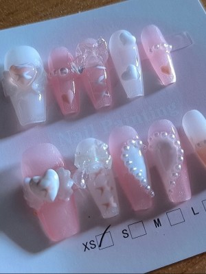 Pink Sweet Fresh Wearable Nail Art