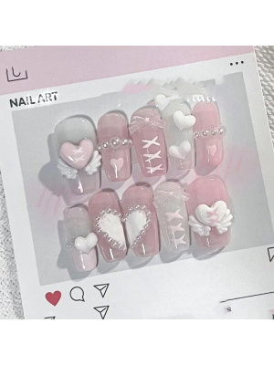 Pink Sweet Fresh Wearable Nail Art