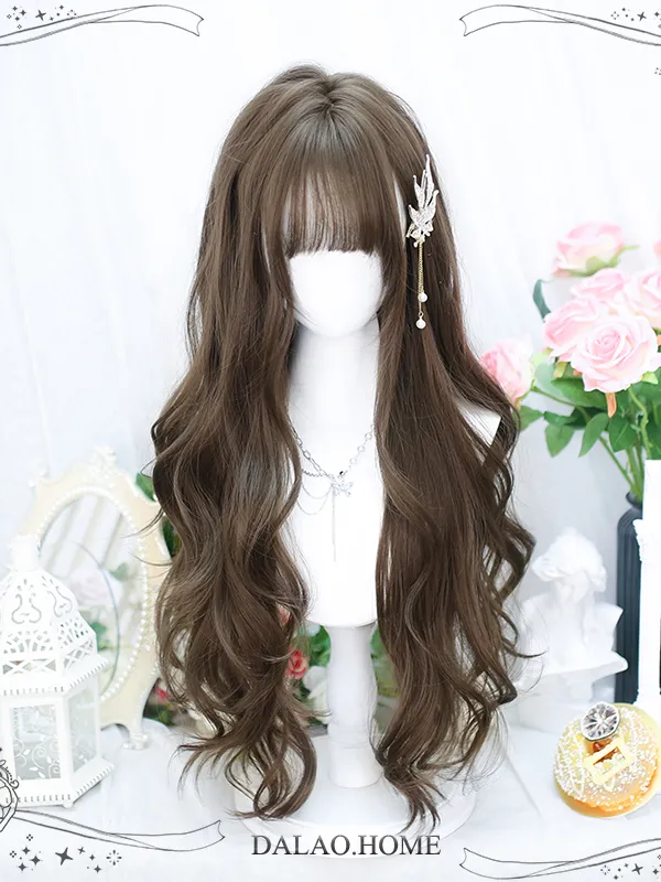 Sweet Lolita Wig Hazelnut Gray Brown Long Curly Hair