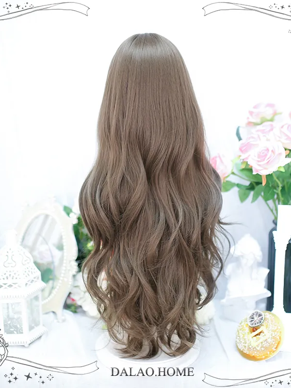 Sweet Lolita Wig Hazelnut Gray Brown Long Curly Hair