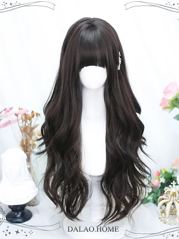 Sweet Lolita Wig Hazelnut Gray Brown Long Curly Hair