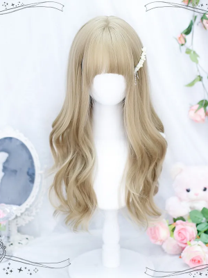 Lolita Wig Blonde Big Wave JK Long Hair