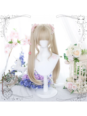 Sweet Lolita Wig Double Ponytail Princess Cut Short Hair