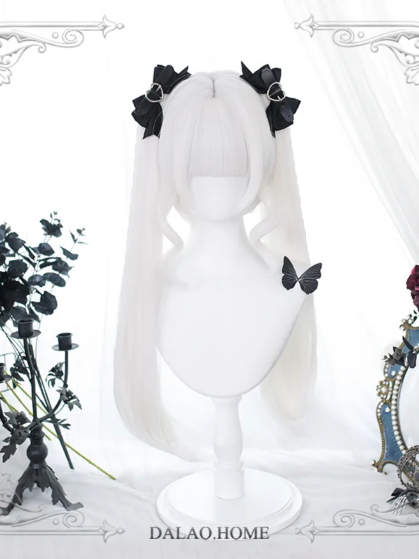 Sweet Lolita Wig Double Ponytail Princess Cut Short Hair