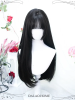 Lolita Wig Black Long Straight Hair Wig