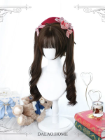 Lolita Wig Cute Daily Double Ponytail Face-shaping Short Hair