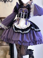 Oath maid cute flower bud dress