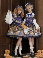 Star Warm Original Lolita Retro Lolita Short Sleeve OP