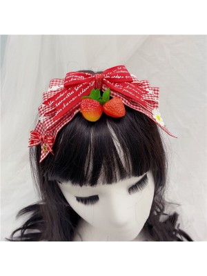 Sweet Strawberry Bowknot KC