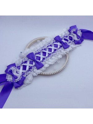 Violet Lolita Bow Hair Band